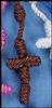Knotted Cord Rosary - Brown